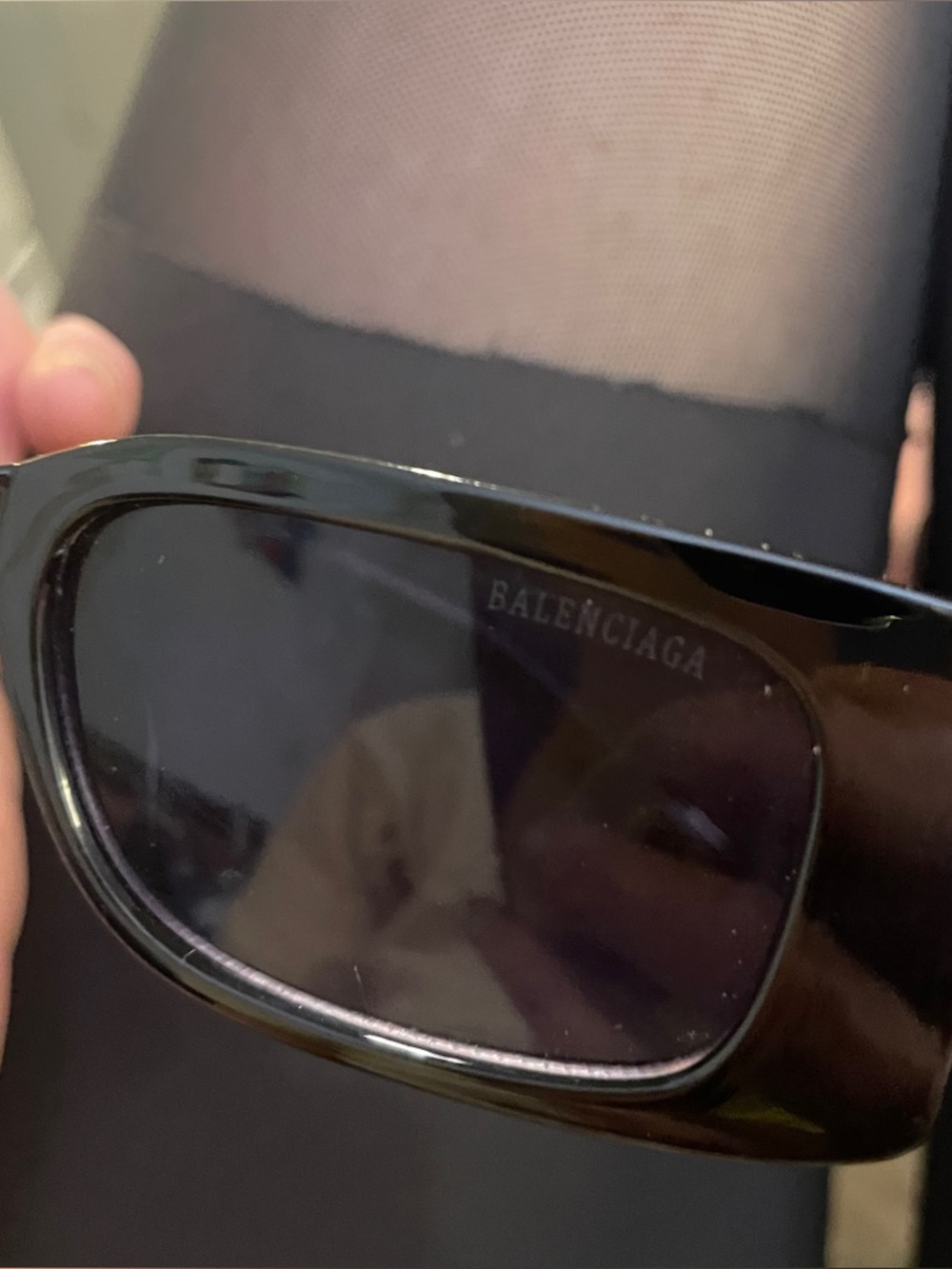 Balenciaga Dynasty Rectangle Sunglasses BB0096S - Picture 10 of 10